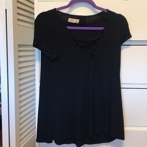Cross cross black T-shirt